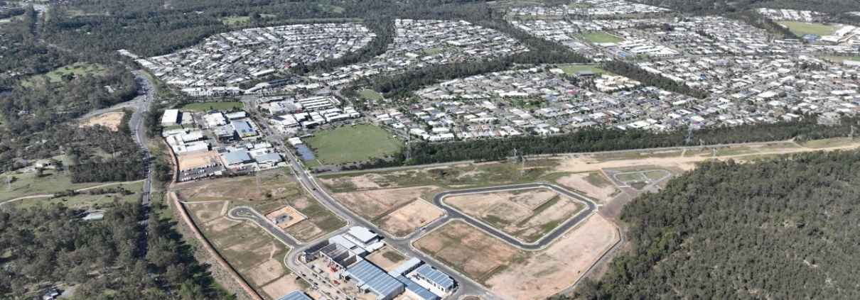 Aerial shot of Yarrabilba