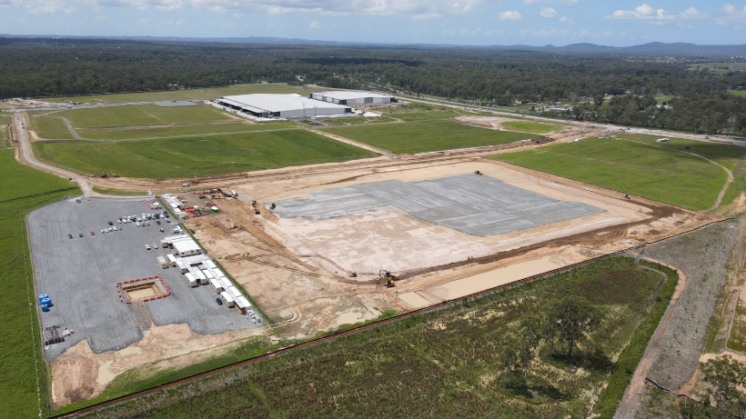 Aerial photo of Flagstone Logistics Estate