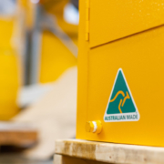 Australian Made logo on a manufactured product